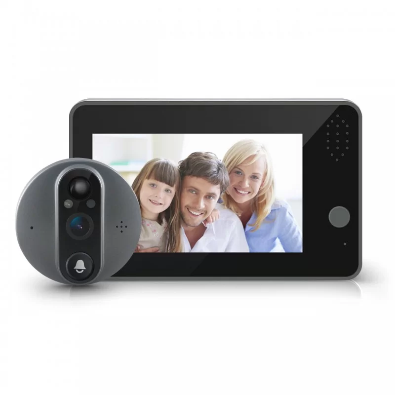 Mirilla Wifi HD con Alarma Detección de Movimiento Tuya Smart